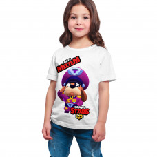 Brawl Stars - Colonel Ruffs - Dijital Baskılı Beyaz Kişiye Özel T-Shirt