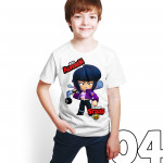 Brawl Stars - Bibi - Dijital Baskılı Beyaz Kişiye Özel T-Shirt