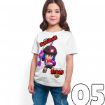 Brawl Stars - Bibi - Dijital Baskılı Beyaz Kişiye Özel T-Shirt