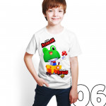 Brawl Stars - Carl - Dijital Baskılı Beyaz Kişiye Özel T-Shirt