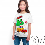 Brawl Stars - Carl - Dijital Baskılı Beyaz Kişiye Özel T-Shirt