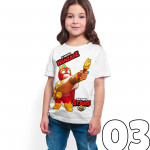 Brawl Stars - El Primo - Dijital Baskılı Beyaz Kişiye Özel T-Shirt