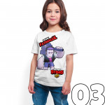 Brawl Stars - Frank - Dijital Baskılı Beyaz Kişiye Özel T-Shirt