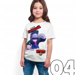 Brawl Stars - Frank - Dijital Baskılı Beyaz Kişiye Özel T-Shirt