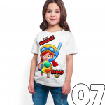 Brawl Stars - Jessie - Dijital Baskılı Beyaz Kişiye Özel T-Shirt