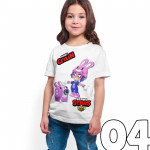 Brawl Stars - Penny - Dijital Baskılı Beyaz Kişiye Özel T-Shirt