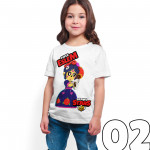 Brawl Stars - Piper - Dijital Baskılı Beyaz Kişiye Özel T-Shirt