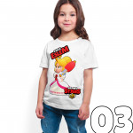 Brawl Stars - Piper - Dijital Baskılı Beyaz Kişiye Özel T-Shirt