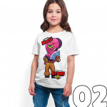 Brawl Stars - Tara - Dijital Baskılı Beyaz Kişiye Özel T-Shirt