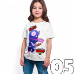 Brawl Stars - Tara - Dijital Baskılı Beyaz Kişiye Özel T-Shirt