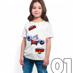 Brawl Stars - Tick - Dijital Baskılı Beyaz Kişiye Özel T-Shirt