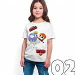 Brawl Stars - Tick - Dijital Baskılı Beyaz Kişiye Özel T-Shirt