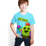 Brawl Stars - Spike - Ön / Arka Dijital Baskılı T-Shirt