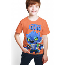 Brawl Stars - Werewolf Leon - Ön / Arka Dijital Baskılı T-Shirt